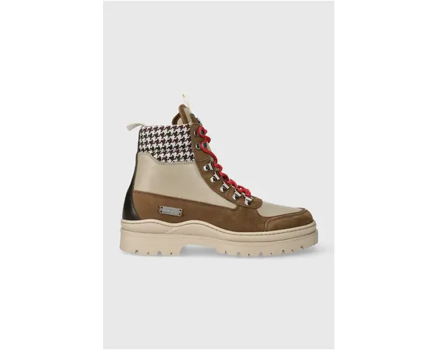 Filling Pieces ghete de piele Mountain Boot Quartz barbati, culoarea maro, 63333361933