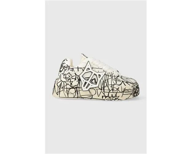 Naked Wolfe sneakers din piele Kosa culoarea alb