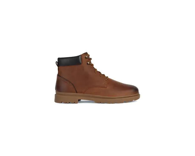 Geox ghete de piele U ANDALO A barbati, culoarea maro, U36DDA 000FF C6003