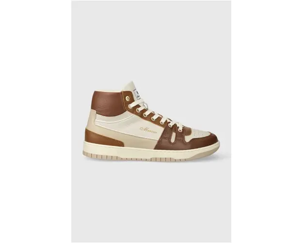 The Mercer Brand sneakers din piele The Brooklyn High culoarea maro, ME233014