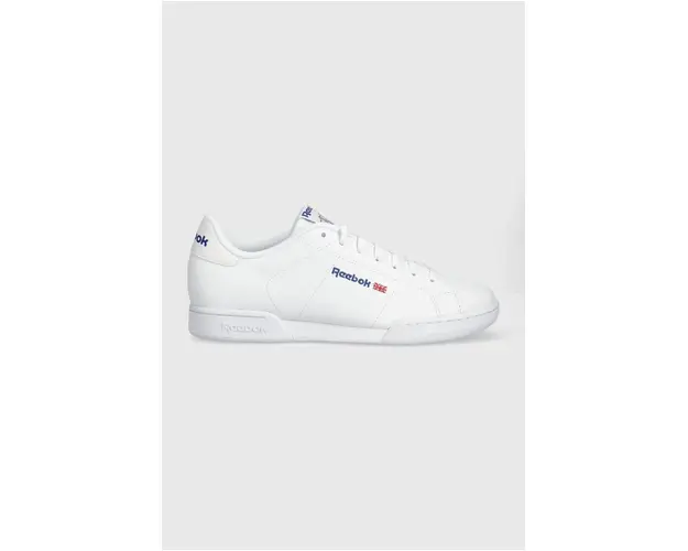 Reebok Classic sneakers din piele NPC II culoarea alb