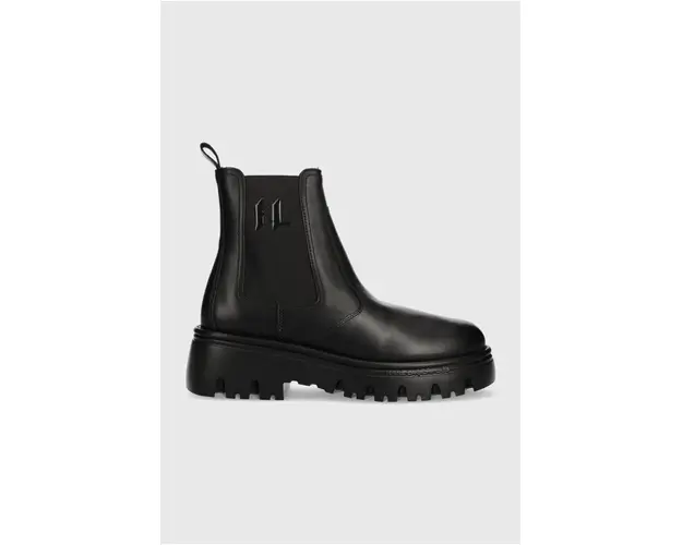 Karl Lagerfeld cizme KOMBAT KC barbati, culoarea negru, KL15340