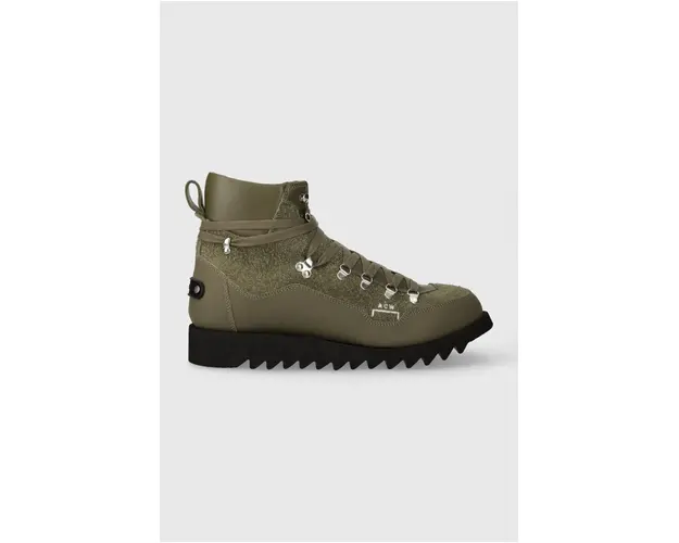 A-COLD-WALL* pantofi de piele intoarsa ALPINE BOOT barbati, culoarea verde ACWUF093
