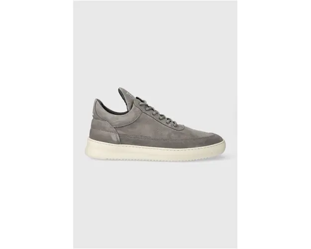 Filling Pieces sneakers din piele intoarsa Low top Suede culoarea gri