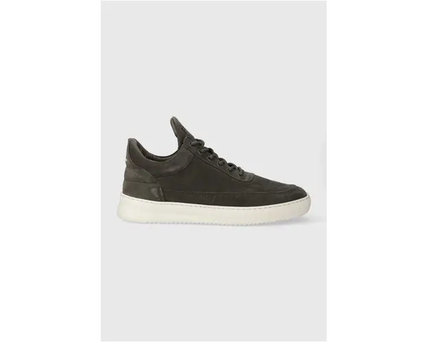 Filling Pieces sneakers din piele intoarsa Low top Suede culoarea verde