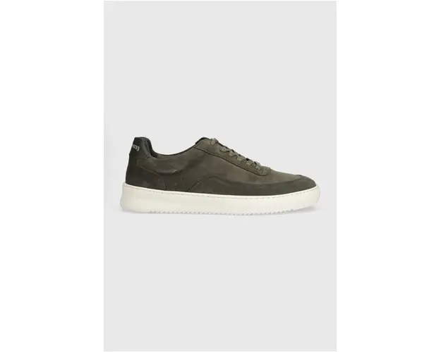 Filling Pieces sneakers din piele intoarsa Mondo Suede culoarea verde