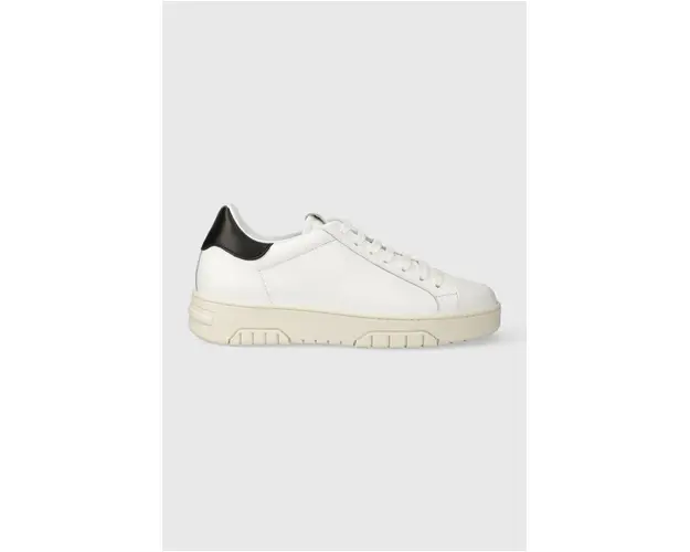 Off Play sneakers din piele FIRENZE culoarea alb, FIRENZE 1 WHITE BLACK