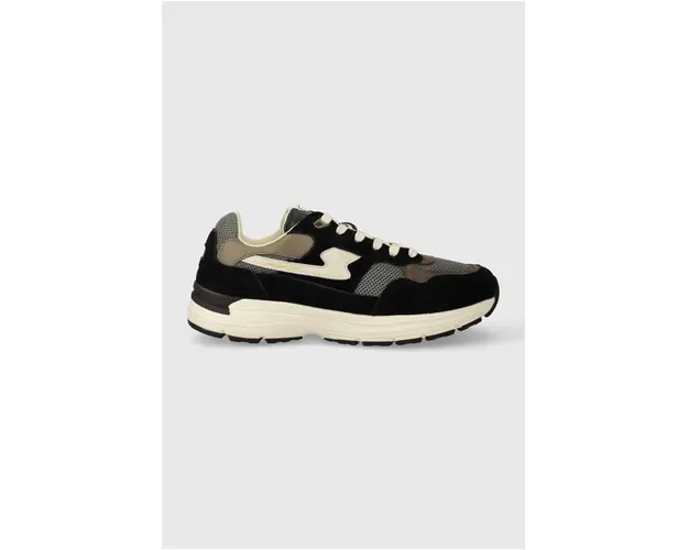 Stepney Workers Club sneakers Amiel S-Strike Suede Mix culoarea negru, YP01015
