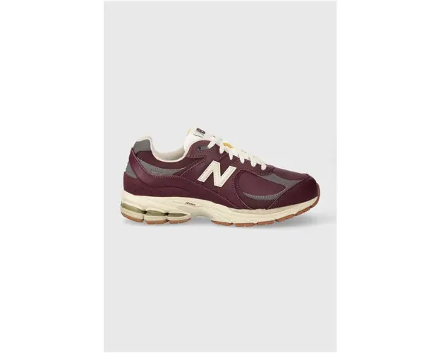New Balance sneakers din piele 2002 culoarea bordo