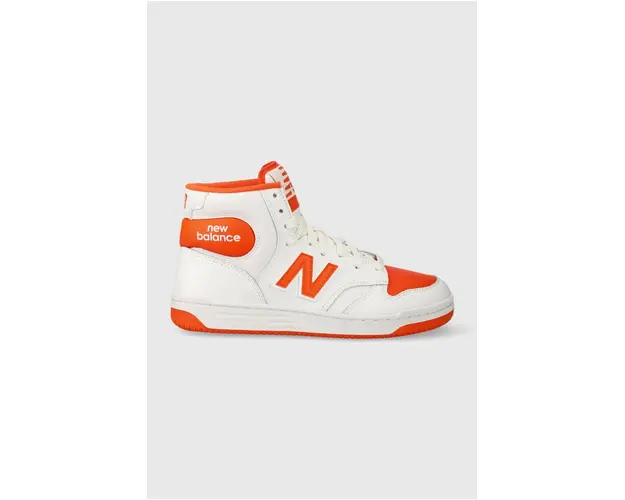 New Balance sneakers BB480SCA culoarea alb
