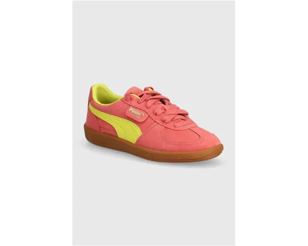 Puma sneakers din piele intoarsa Palermo Cobalt Glaze culoarea portocaliu, 396463