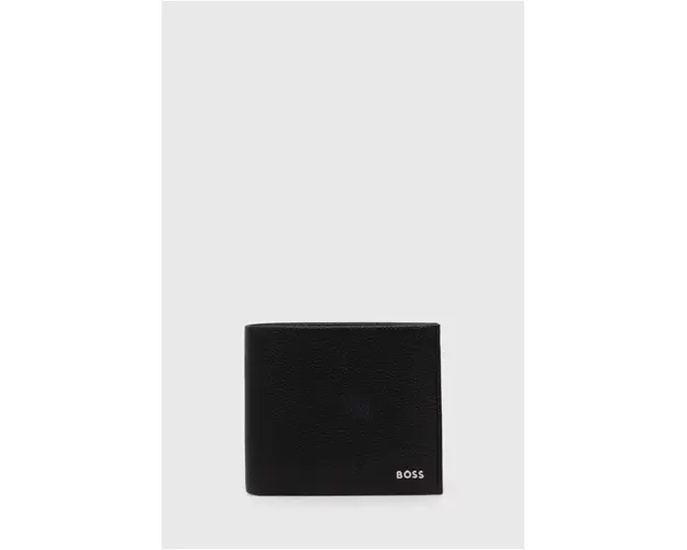 BOSS portofel de piele barbati, culoarea negru 50499270