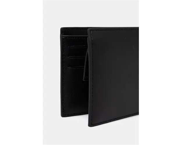 Lacoste portofel de piele barbati, culoarea albastru marin