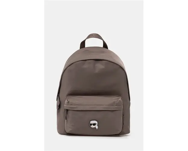 Karl Lagerfeld rucsac femei, culoarea maro, mic, neted