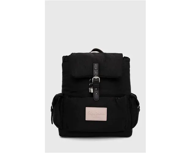 Pepe Jeans rucsac Myla Margy femei, culoarea negru, mic, neted