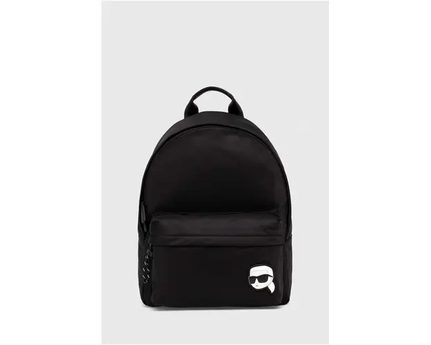 Karl Lagerfeld rucsac barbati, culoarea negru, mare, cu imprimeu