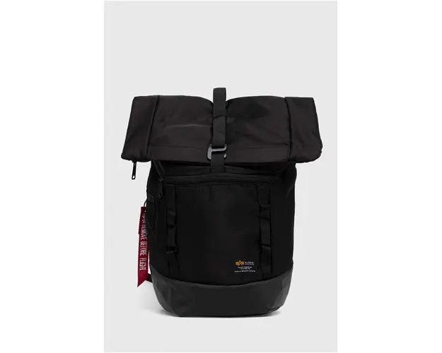 Alpha Industries rucsac culoarea negru, mare, uni 126941.03-Black