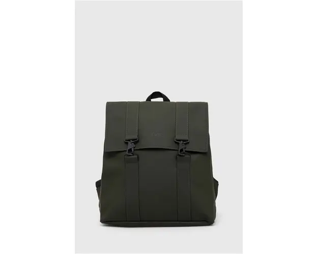 Rains rucsac 13300 Backpacks culoarea verde, mare, uni