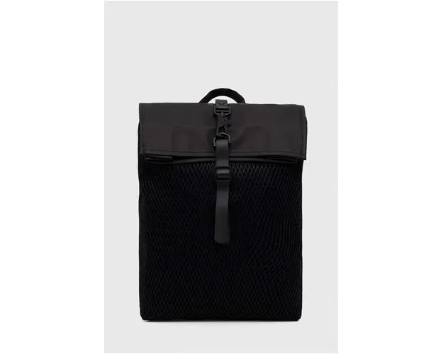 Rains rucsac 13350 Backpacks culoarea negru, mare, neted