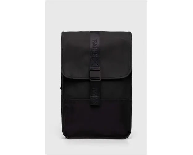 Rains rucsac 14300 Backpacks culoarea negru, mare, neted