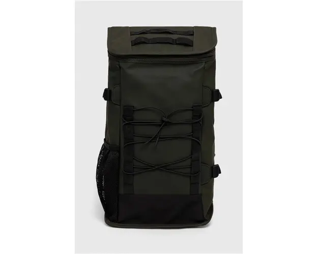 Rains rucsac 14340 Backpacks culoarea verde, mare, neted