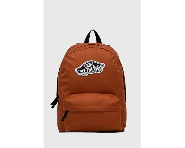 Vans rucsac culoarea maro, mare, cu imprimeu