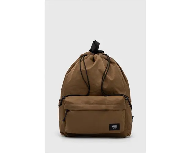 Vans rucsac culoarea maro, mare, neted