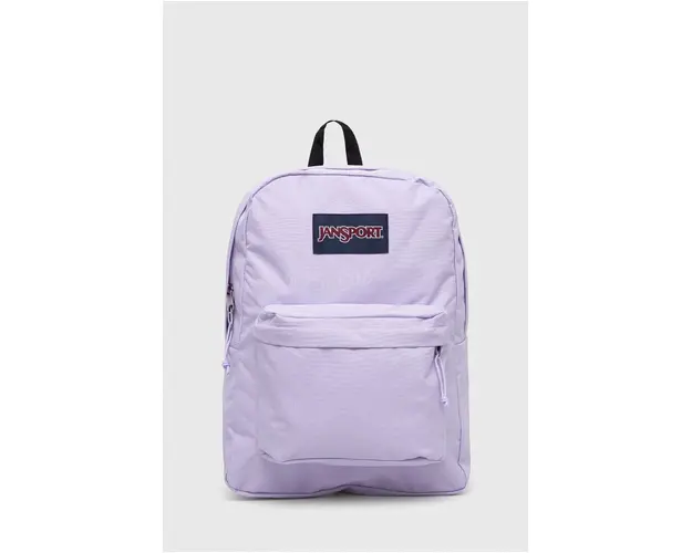 Jansport rucsac culoarea violet, mare, neted