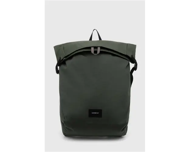 Sandqvist rucsac Alfred culoarea verde, mare, uni