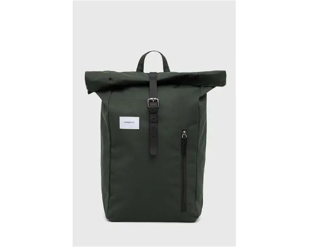 Sandqvist rucsac Dante culoarea verde, mare, uni