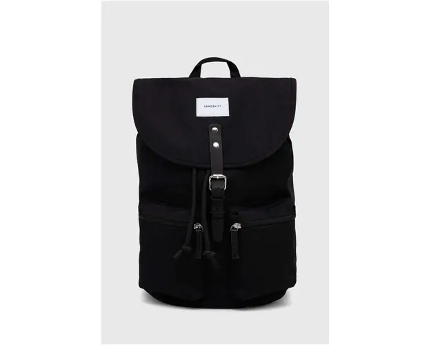 Sandqvist rucsac Roald culoarea negru, mare, uni