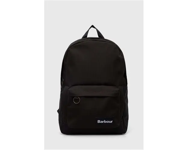 Barbour rucsac culoarea negru, mare, neted