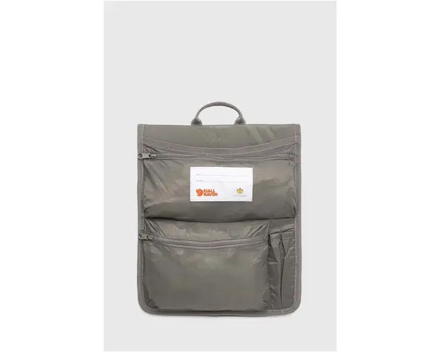 Fjallraven organizator rucsac Kanken culoarea gri, mic, neted
