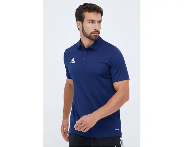 adidas Performance polo de antrenament Entrada 22 culoarea bleumarin, cu imprimeu H57487