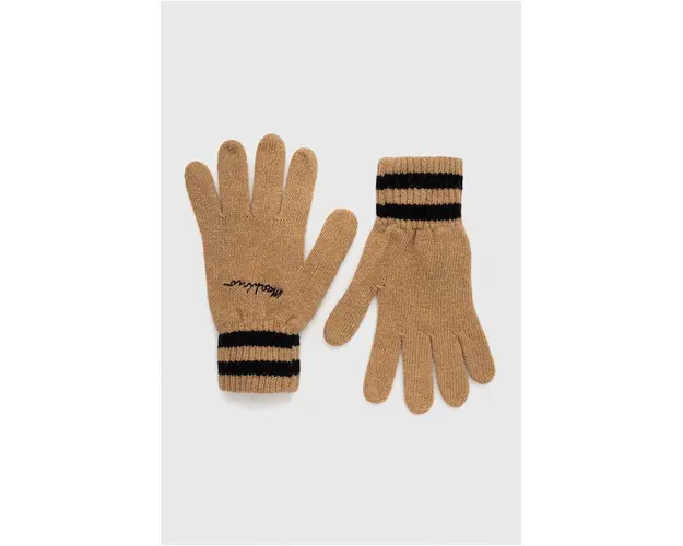 Moschino manusi de lana culoarea bej