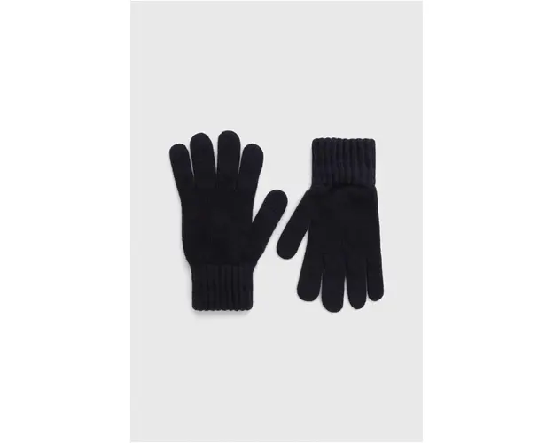 Barbour manusi de lana culoarea albastru marin