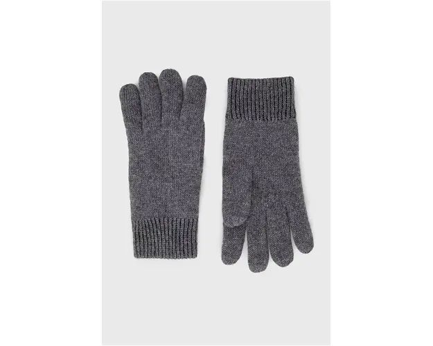 Barbour manusi de lana Carlton culoarea gri