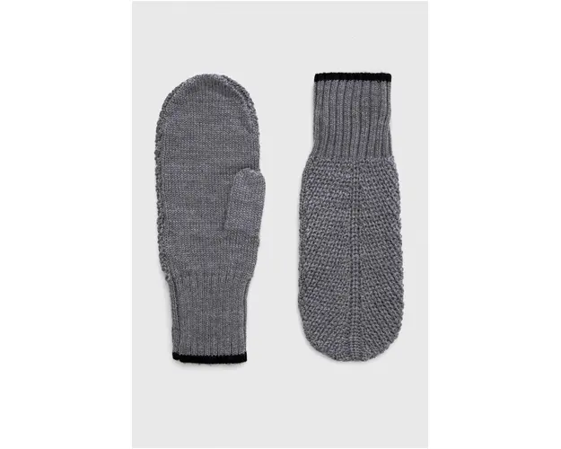 Icebreaker manusi de lana culoarea gri