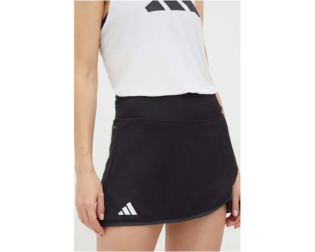 adidas Performance fusta sport Club culoarea negru, mini, drept
