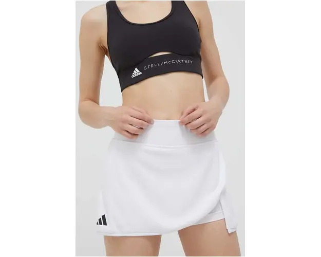 adidas Performance fusta sport Club culoarea alb, mini, drept HS1455
