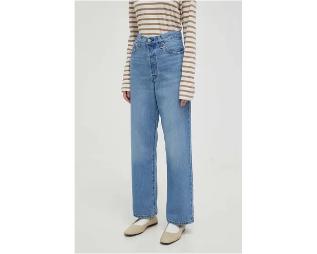 Levi's jeansi RIBCAGE STRAIGHT ANKLE femei high waist