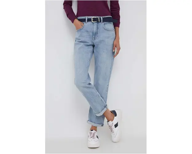 Sisley jeansi femei medium waist