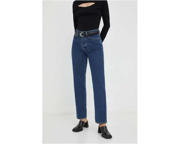 Won Hundred jeansi Pearl femei high waist