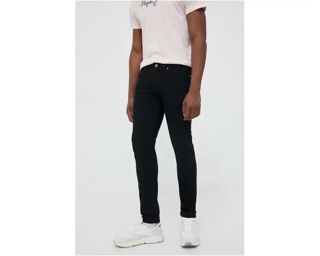 Pepe Jeans jeansi Hatch barbati, culoarea negru