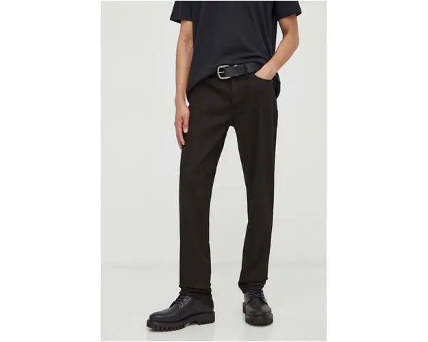 Won Hundred jeansi barbati, culoarea negru