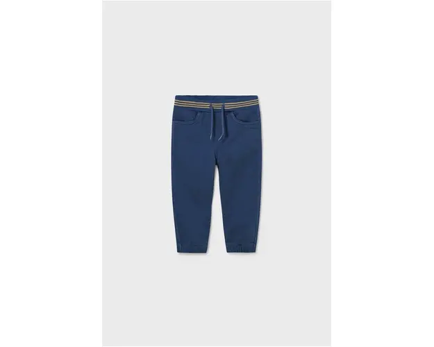 Mayoral pantaloni de trening pentru bebelusi jogger culoarea albastru marin, neted