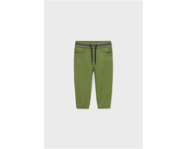 Mayoral pantaloni de trening pentru bebelusi jogger culoarea verde, neted