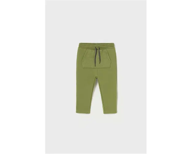 Mayoral pantaloni de trening pentru bebelusi culoarea verde, neted