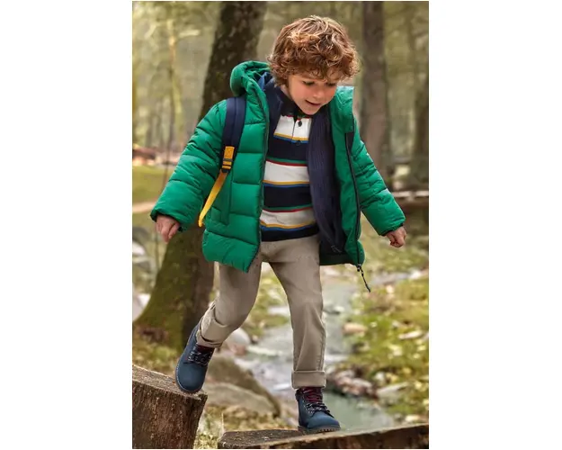 Mayoral pantaloni copii culoarea maro, neted