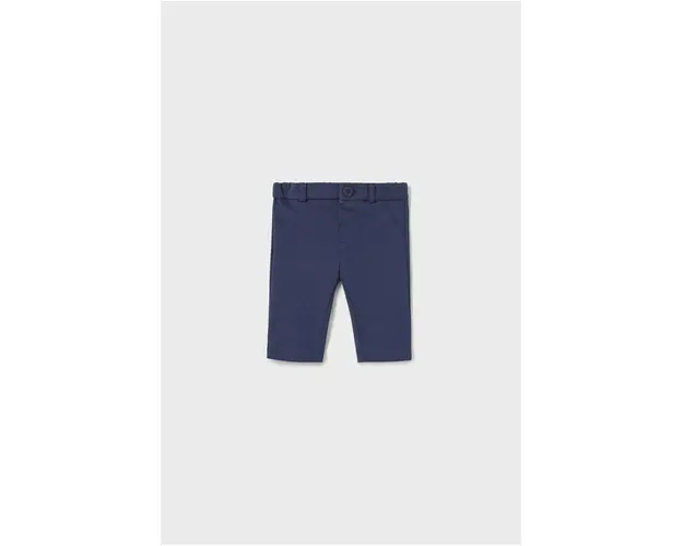 Mayoral Newborn pantaloni bebe culoarea albastru marin, neted